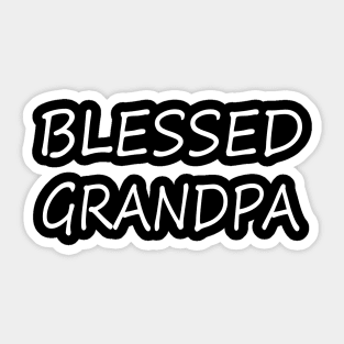 Blessed Grandpa Sticker